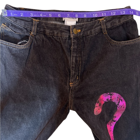 Vintage 90s Forenza High Rise Jeans Size 8 Denim Bootcut Frayed Hem Riddler - Picture 8 of 9